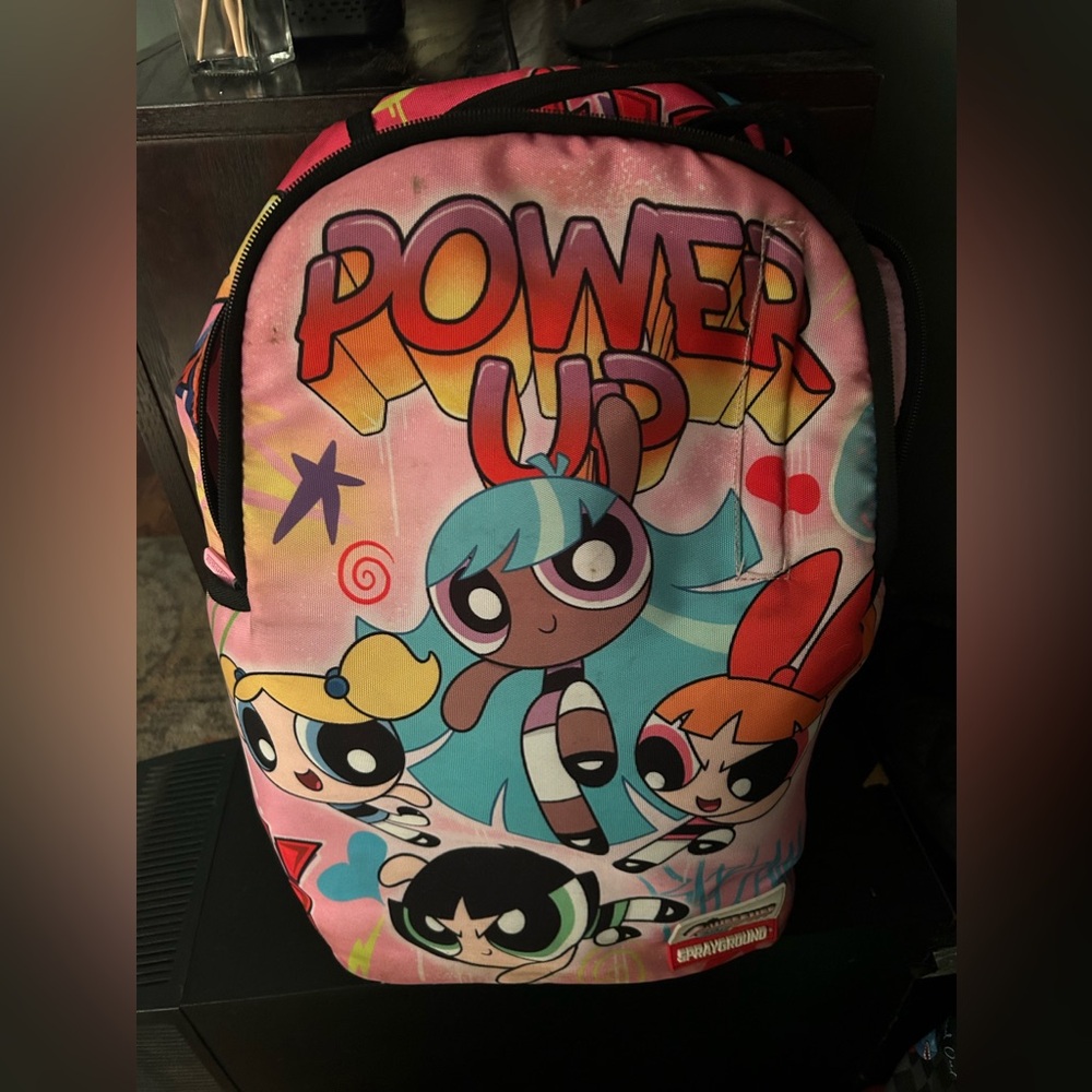 Sprayground power puff girl book bag